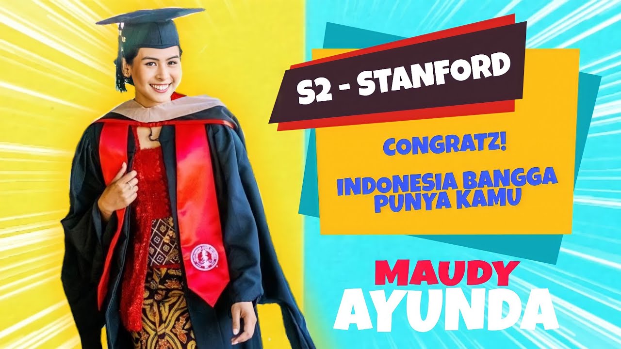 Video Live Wisuda S2 Maudy Di Stanford University | Indonesia Bangga Punya Kamu! Congrats!