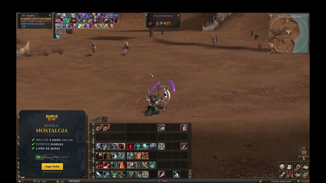 🔥 Lineage 2 Brabos Club – As Melhores Áreas de Farm em Hellbound!