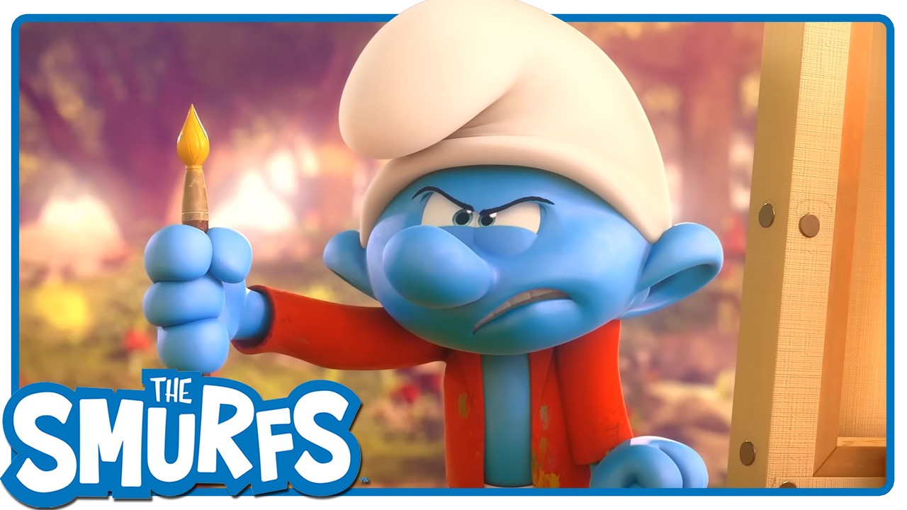 Painter's Evil Model! Villain's Art Trap! &bull; The Smurfs 3D &bull; Cartoon movies