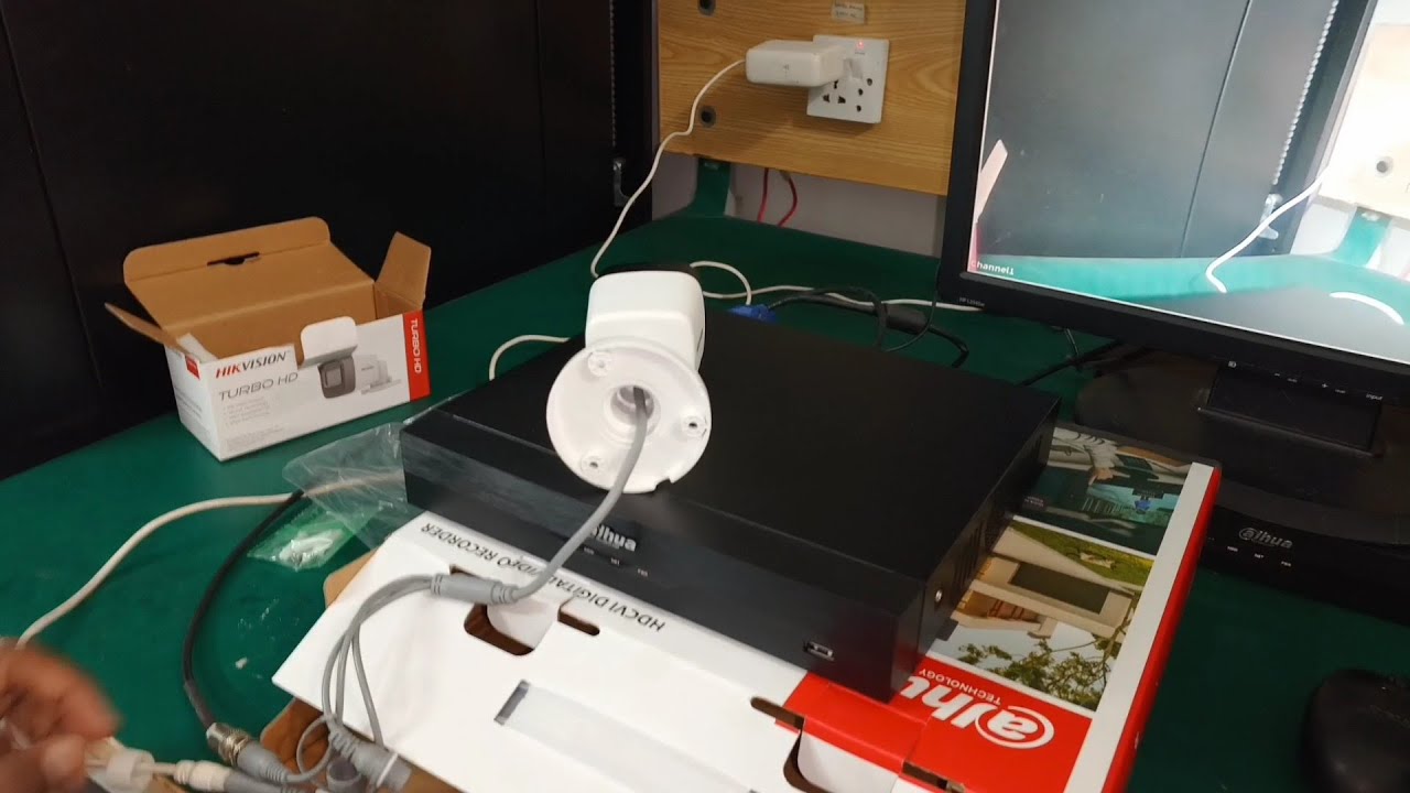 A to Z analog cctv camera connection installation
