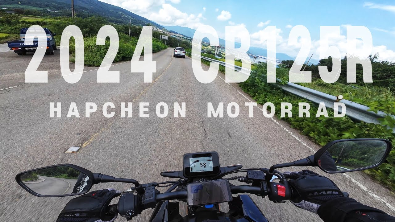 [4K] HONDA 2024 CB125R POV (합천 모토라드, Hapcheon motorrad)