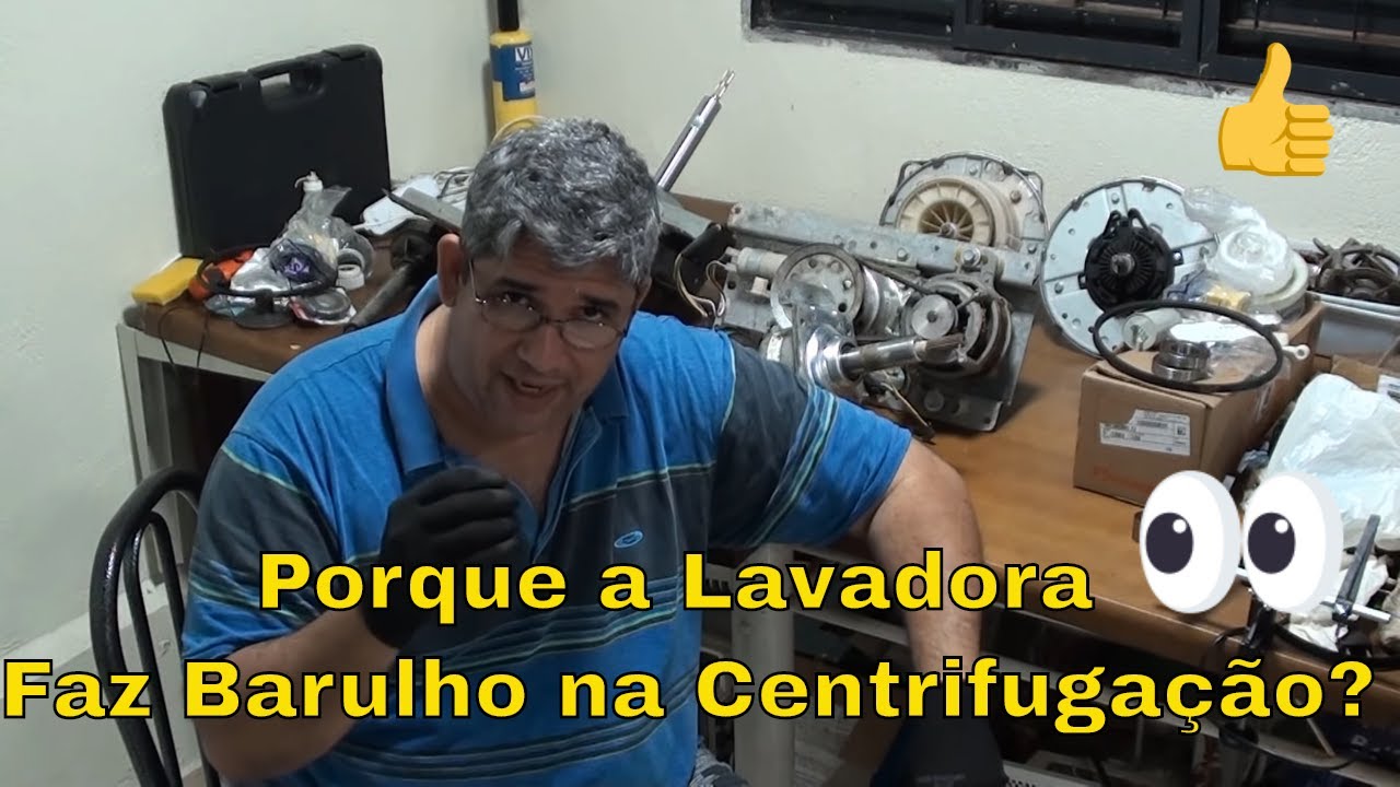Porque Minha máquina de lavar faz muito barulho ao centrifugar