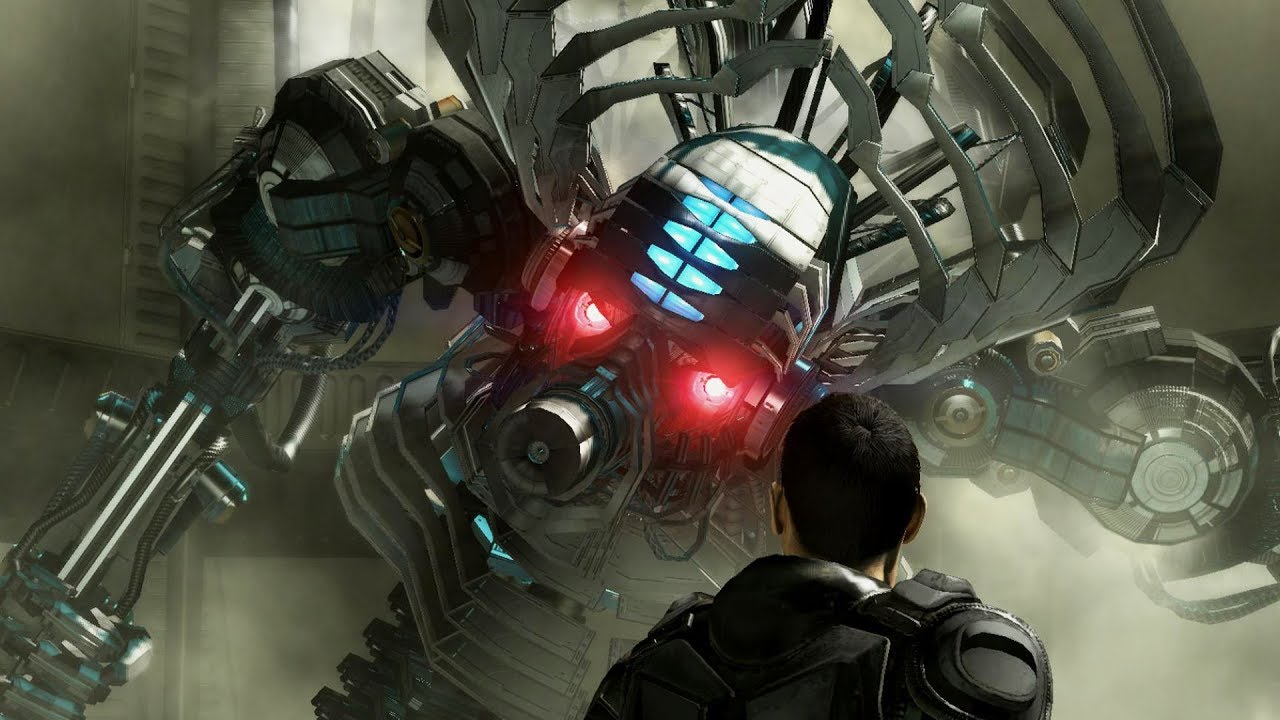 Binary Domain - All Bosses With Cutscenes & Ending