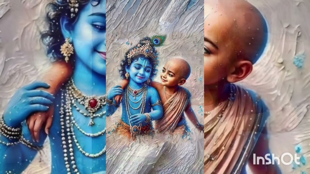 Sudama Aur Krishna Ki Amar Dosti🥰❤️Friendship Bhajan🌸Krishna Song🙏🏻BHAKTI GEET🕉️#krishna #sudama #yt