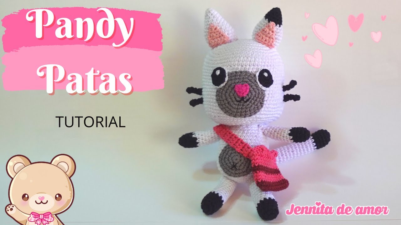 PANDY PATAS de la Casa de Gaby- Tutorial Amigurumi