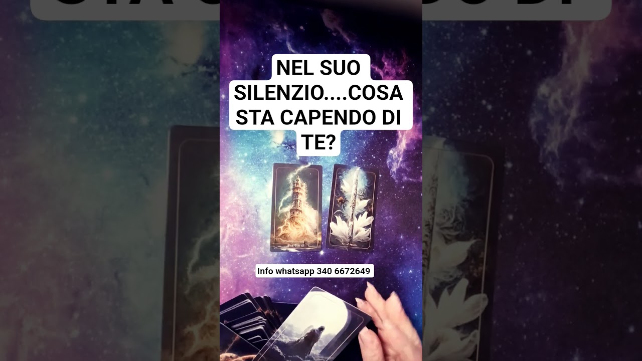 Nel suo silenzio,cosa sta capendo di te? #tarocchiinterattivi#cartomante #tarocchioggi #interattivo