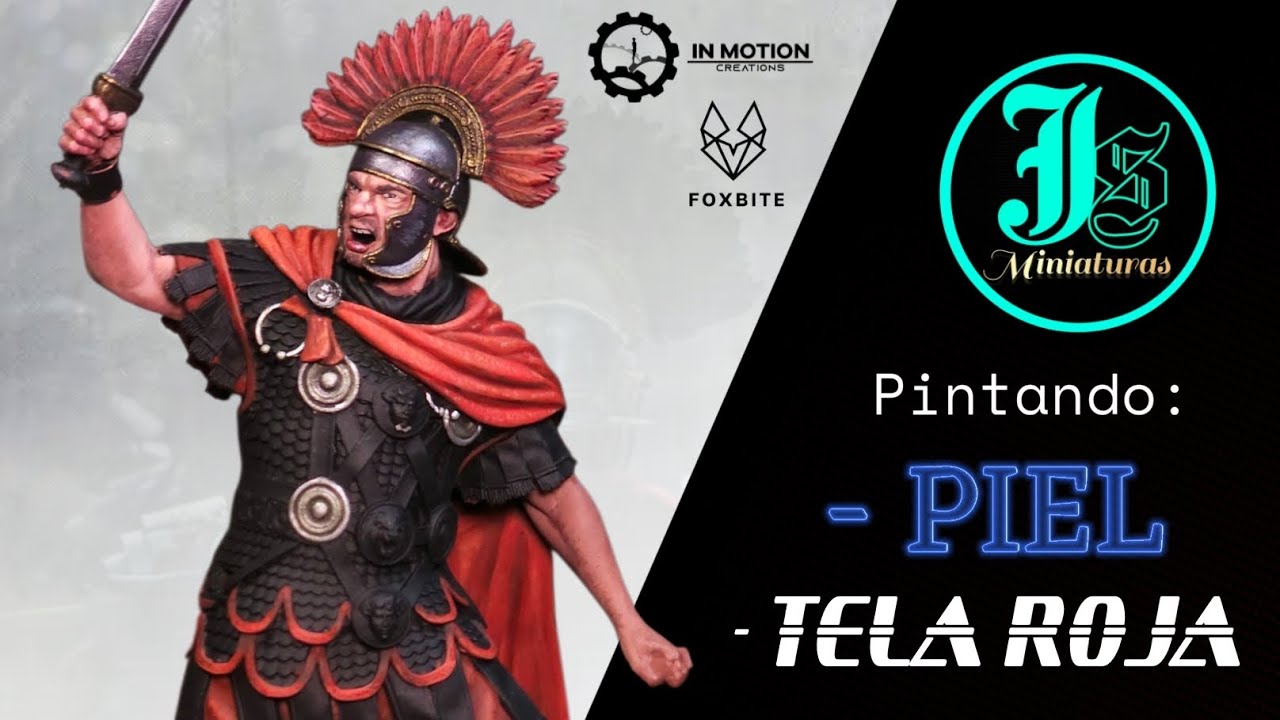 Pintando PIEL | TELA ROJA | Centurion Romano 