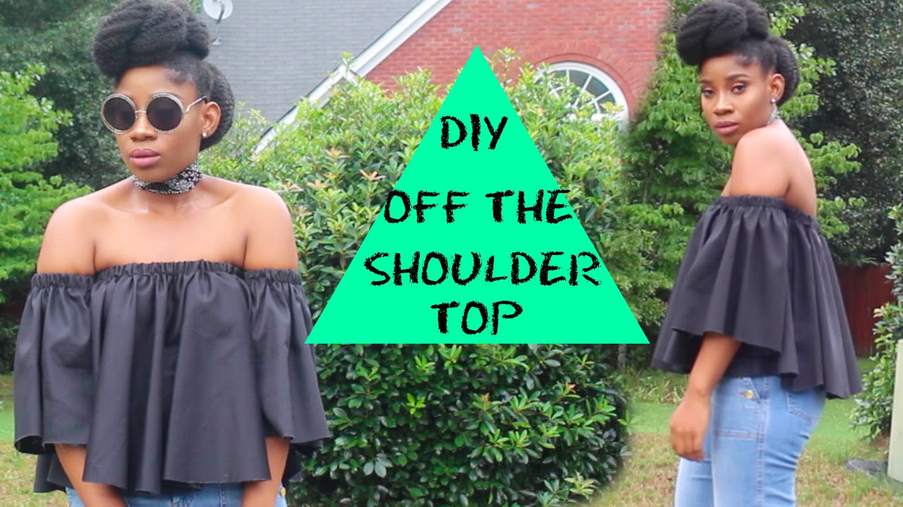 DIY OFF THE SHOULDER TOP