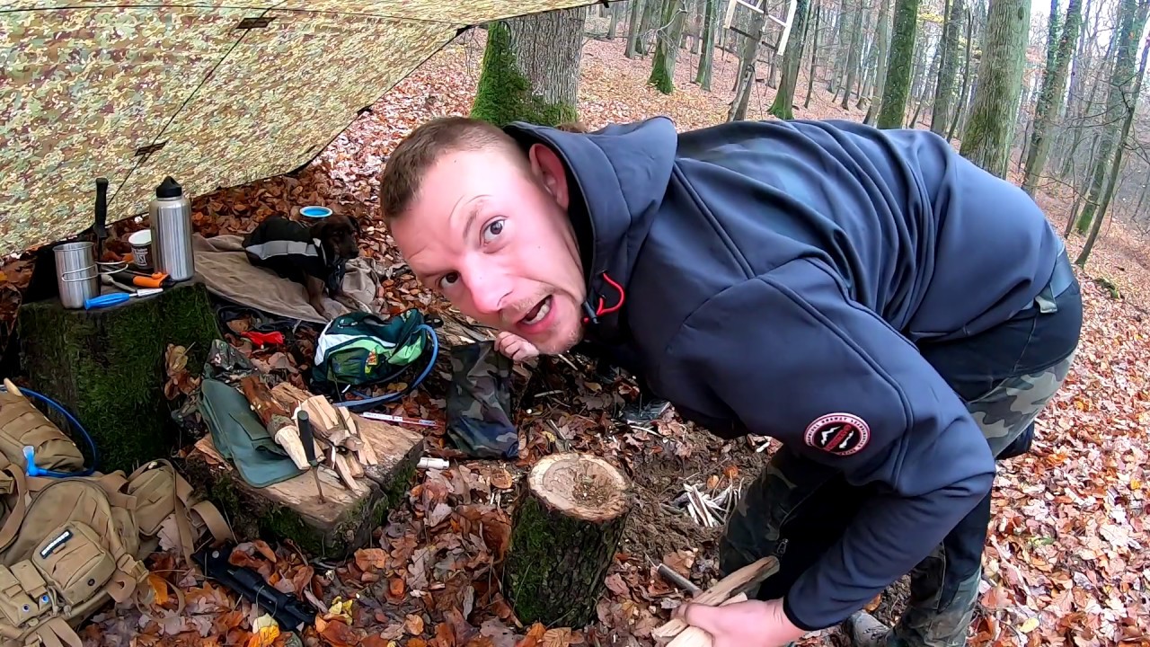 Bushcraft: Schale und Säge bauen