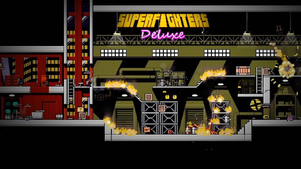 Superfighters Deluxe Multiplayer Gameplay