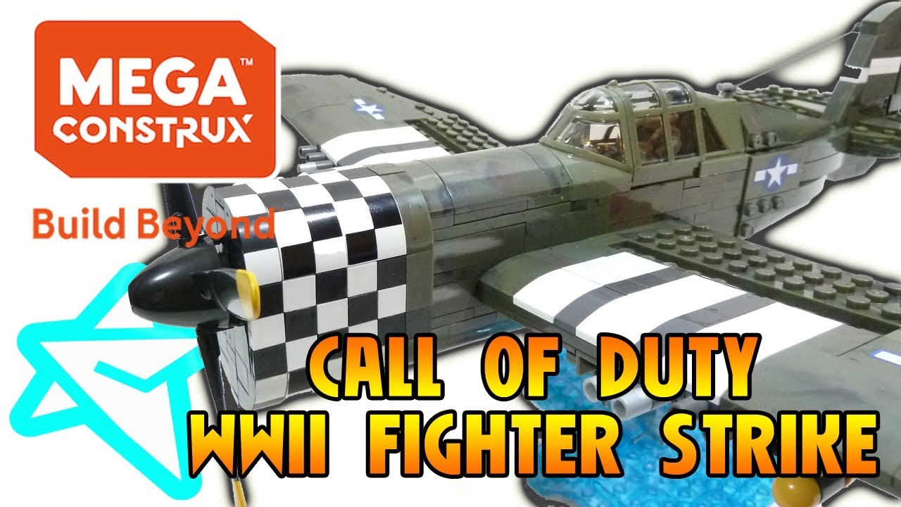MEGA CONSTRUX CALL OF DUTY WWII FIGHTER STRIKE REVIEW