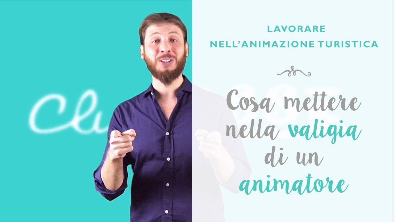 Lavorare nell'animazione turistica: la valigia di un animatore turistico