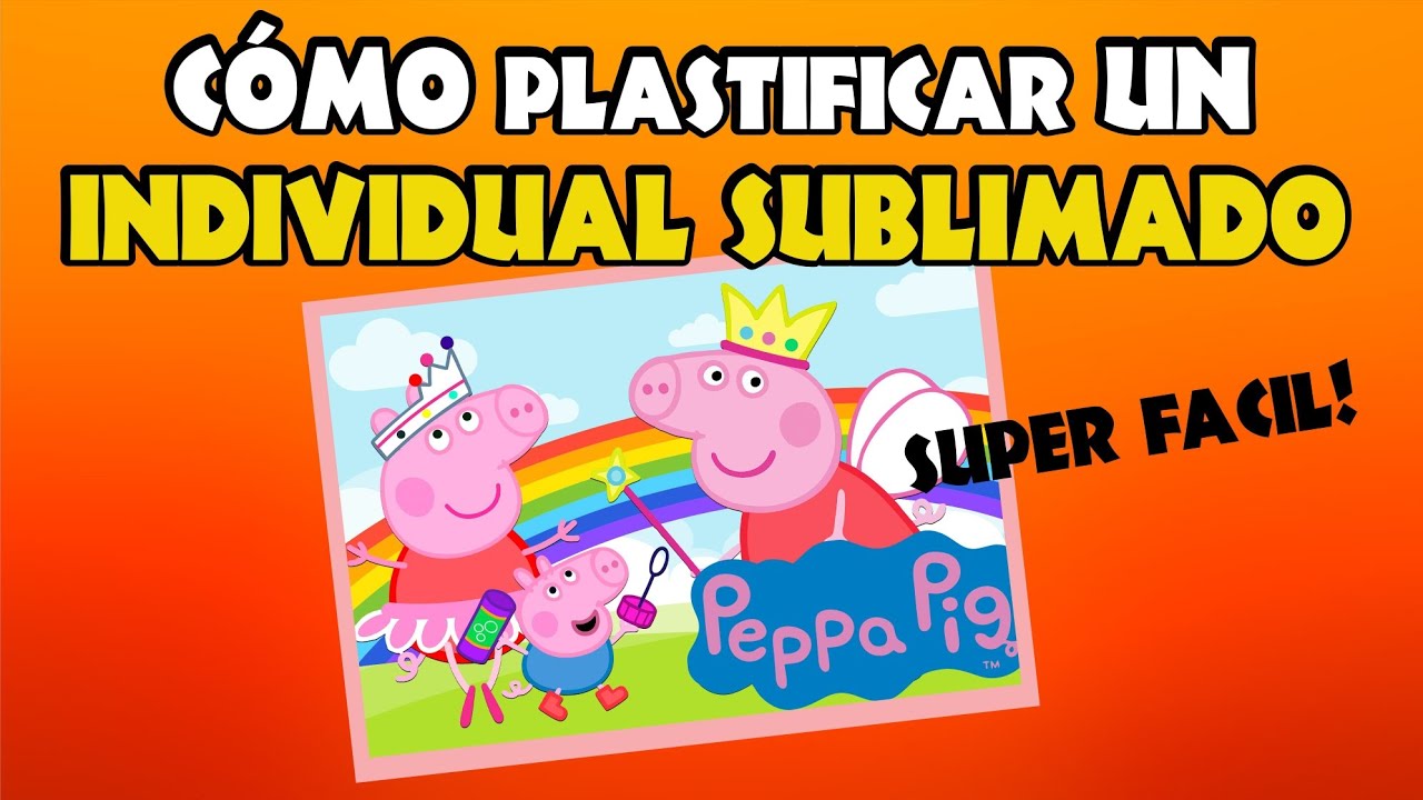 COMO PLASTIFICAR UN INDIVIDUAL SUBLIMADO #sublimación #setdejardin