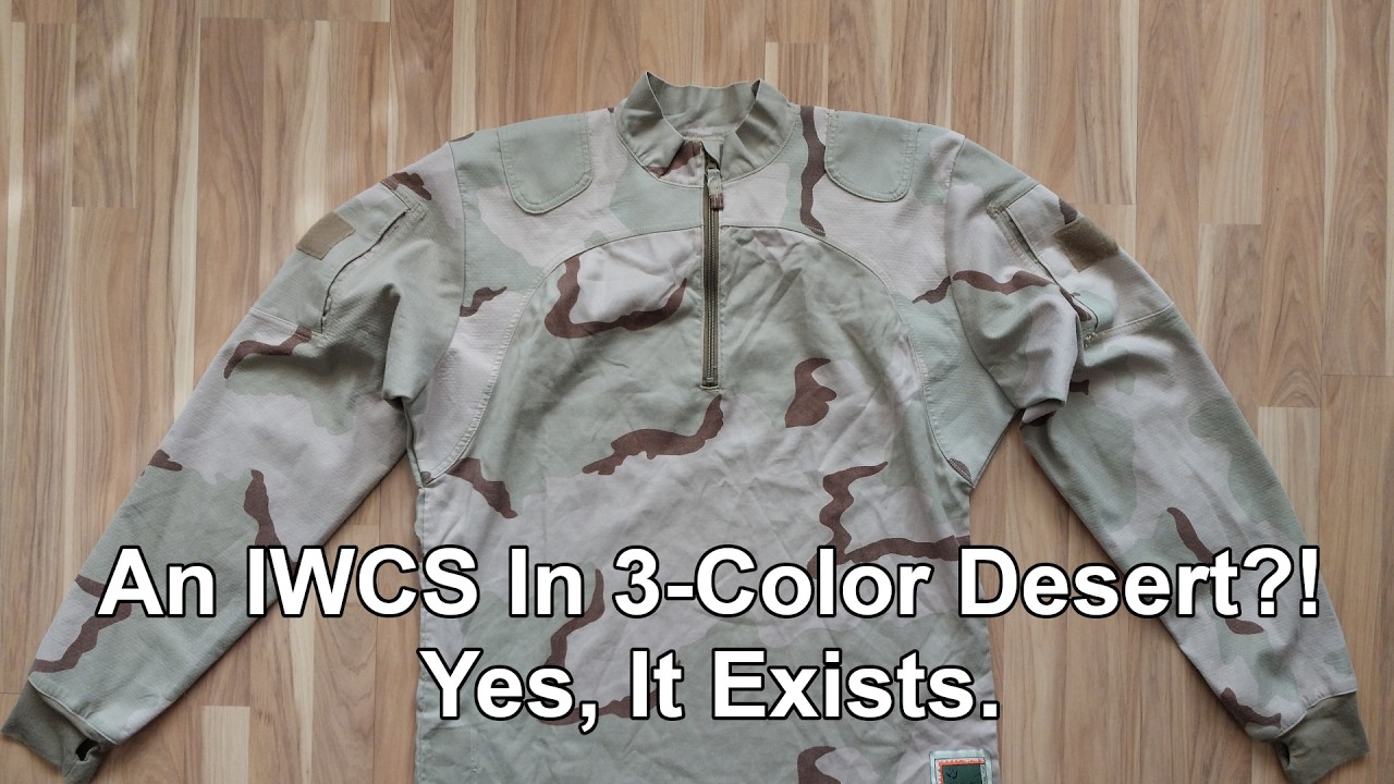 US Navy FROG Inclement Weather Combat Shirt In 3-Color Desert DCU Camo: Apparently Extremely Rare