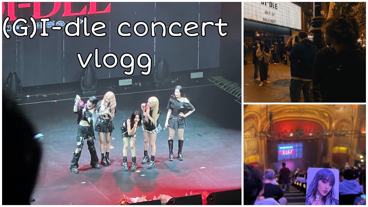 MY FIRST KPOP CONCERT EXPERIENCE *best night of my life* SF (G)I-dle just me idle concert vlog