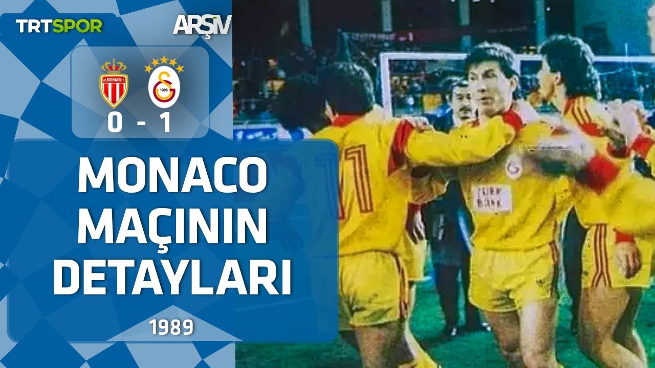 Monaco - Galatasaray Maç Önü ve Sonrası Özel Görüntüleri (1989)