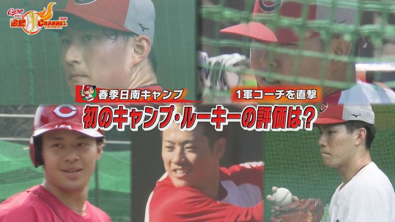 ドラ1平川に高評価続々！コーチ陣が語るルーキーの現在地｜勝田・齊藤・赤木も徹底チェック【カープ公認】金鯉チャンネル /広テレ！