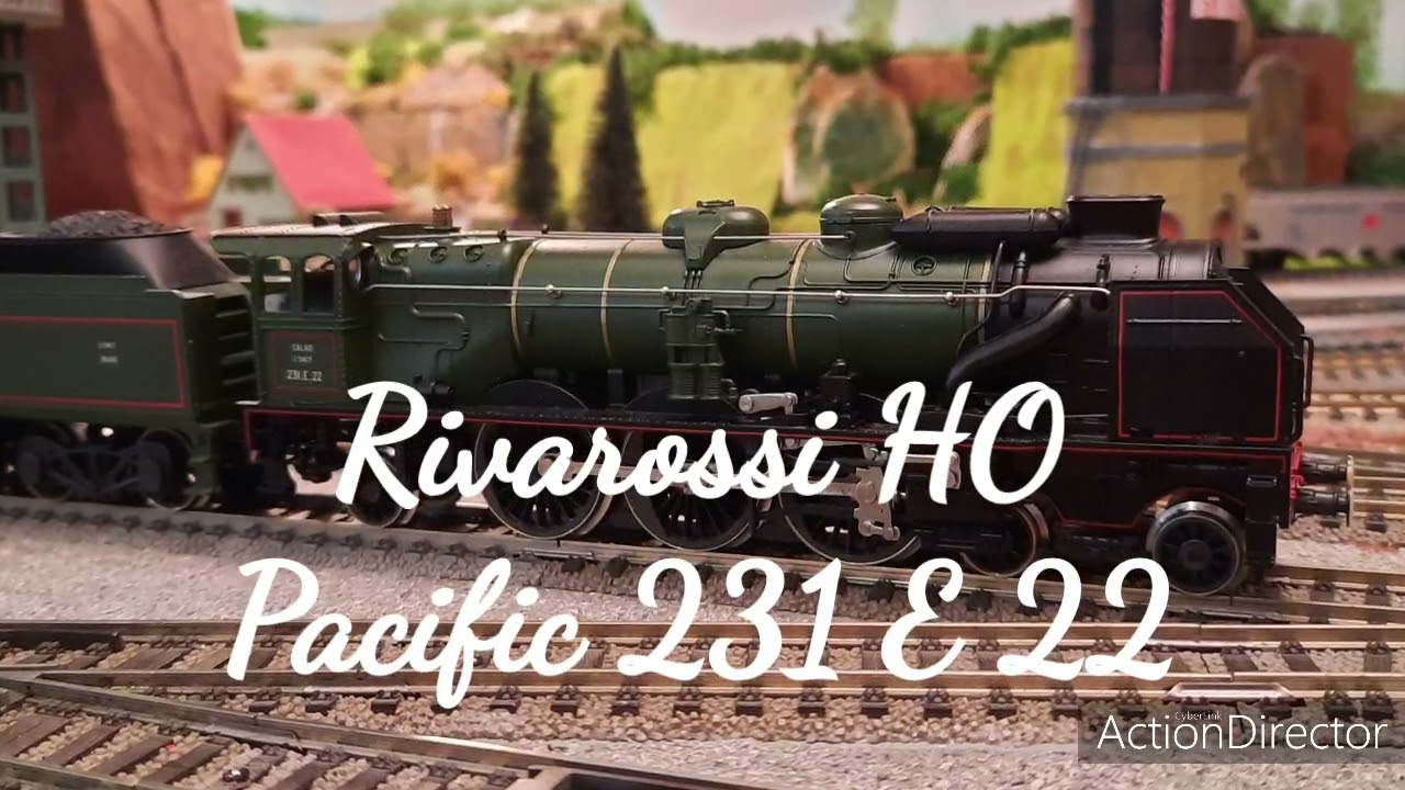 La Pacific 231 E de Rivarossi croise la 141 R Lima