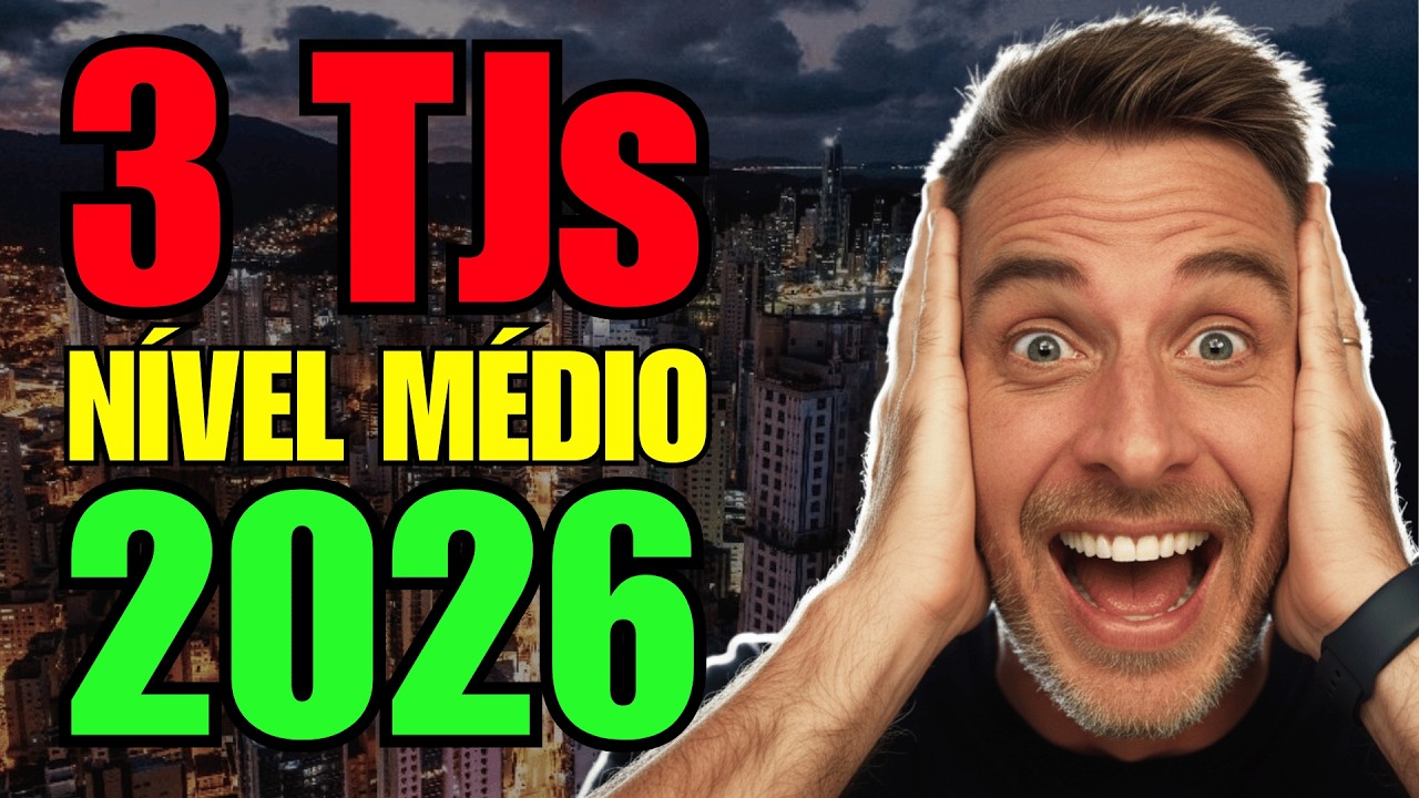 TOP 3 CONCURSOS NÍVEL MÉDIO EM 2026 | +R$7000 INICIAIS