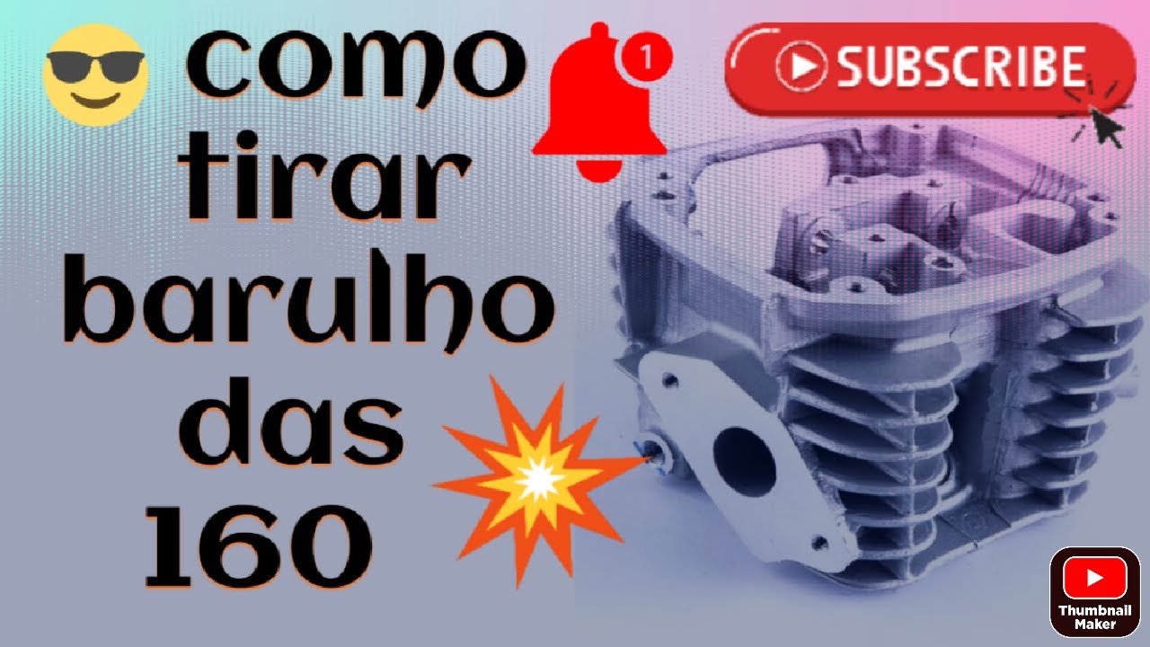 ⭕COMO TIRAR O BARULHO DAS 160 💥