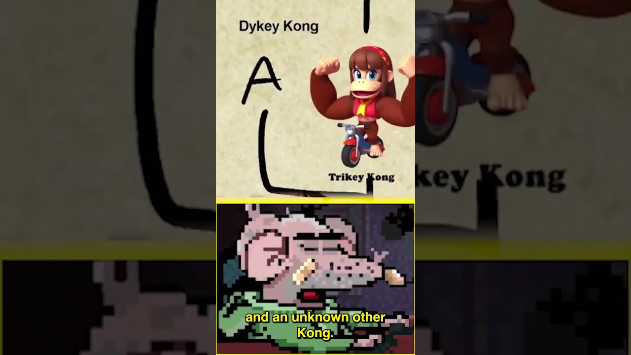 The REAL DONKEY KONG FAMILY TREE