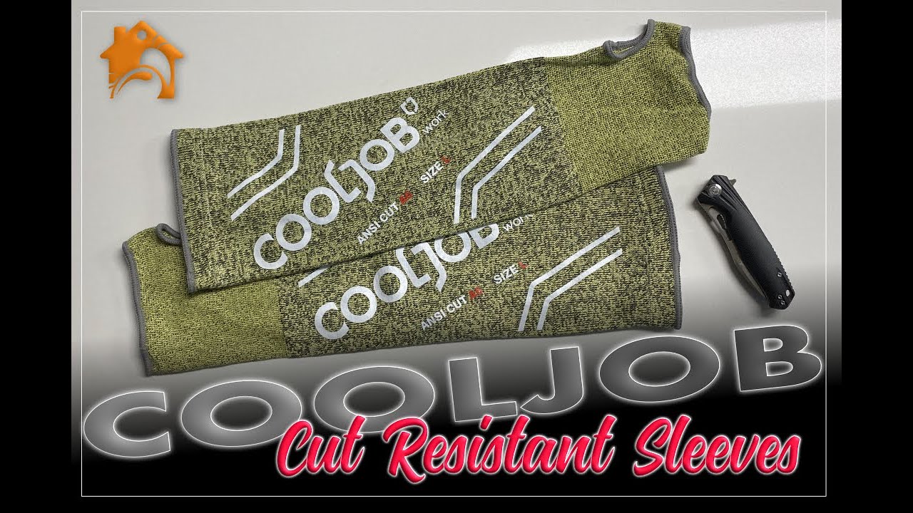 COOLJOB Arm Protection Sleeves, ANSI A6 Cut Resistant Sleeves with Thumb Hole