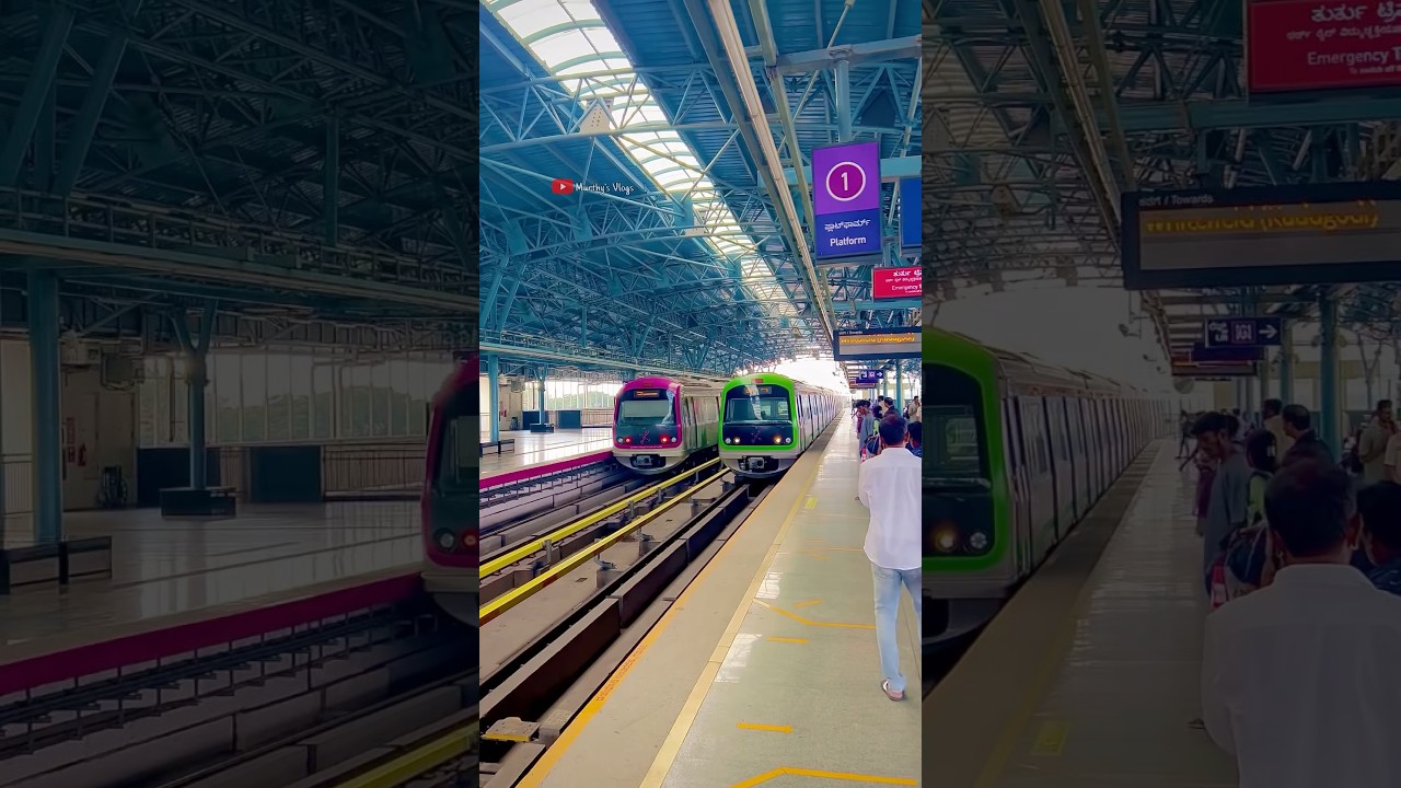 Namma metro | Bangalore metro railway #youtube #iphone #trending #iphone14 #bmrcl