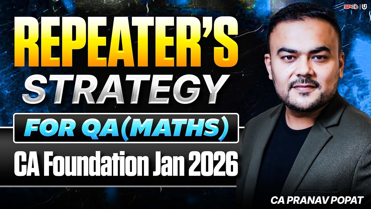 QA (Maths) Repeater Strategy Jan 2026