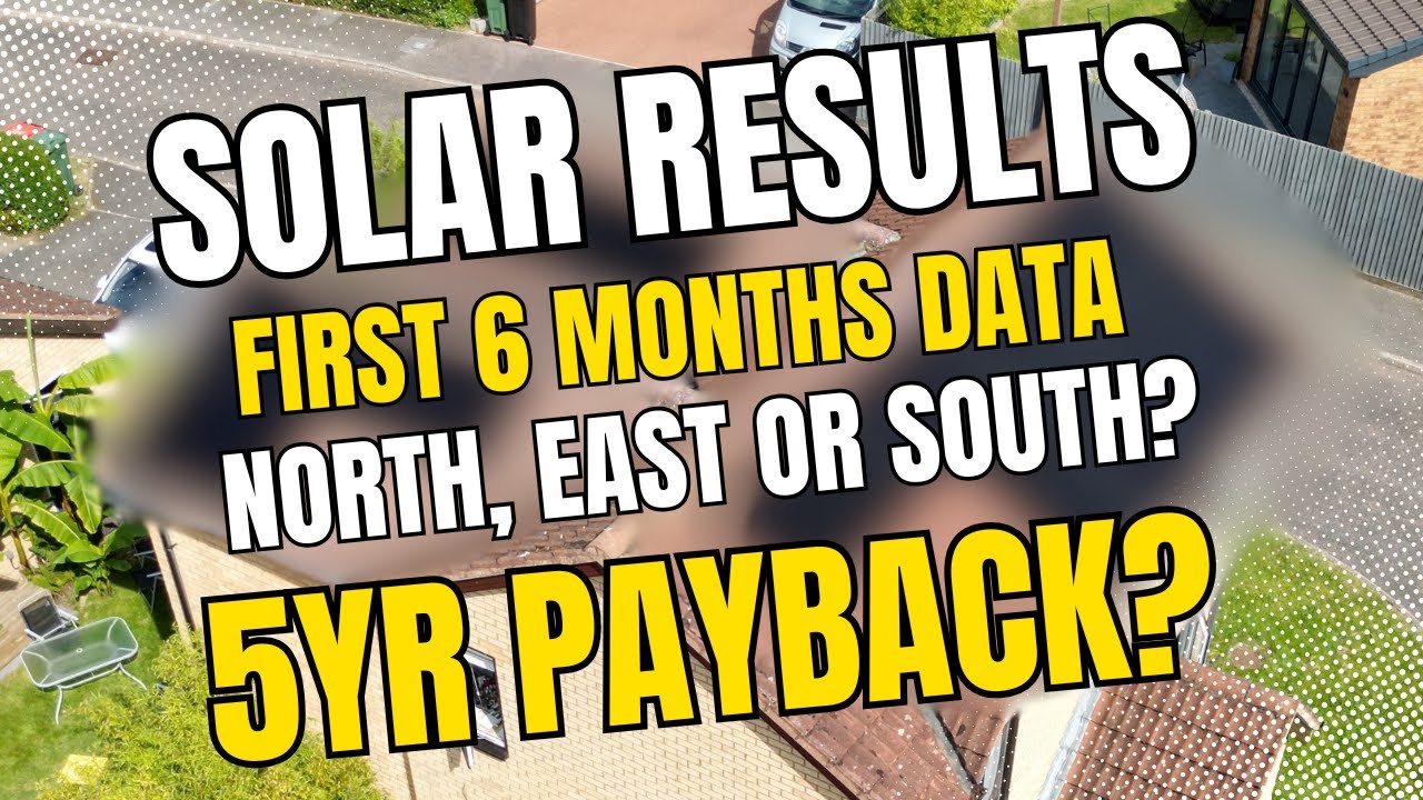 6 Months with Solar | System overview | Production figures | Payback | North panels?