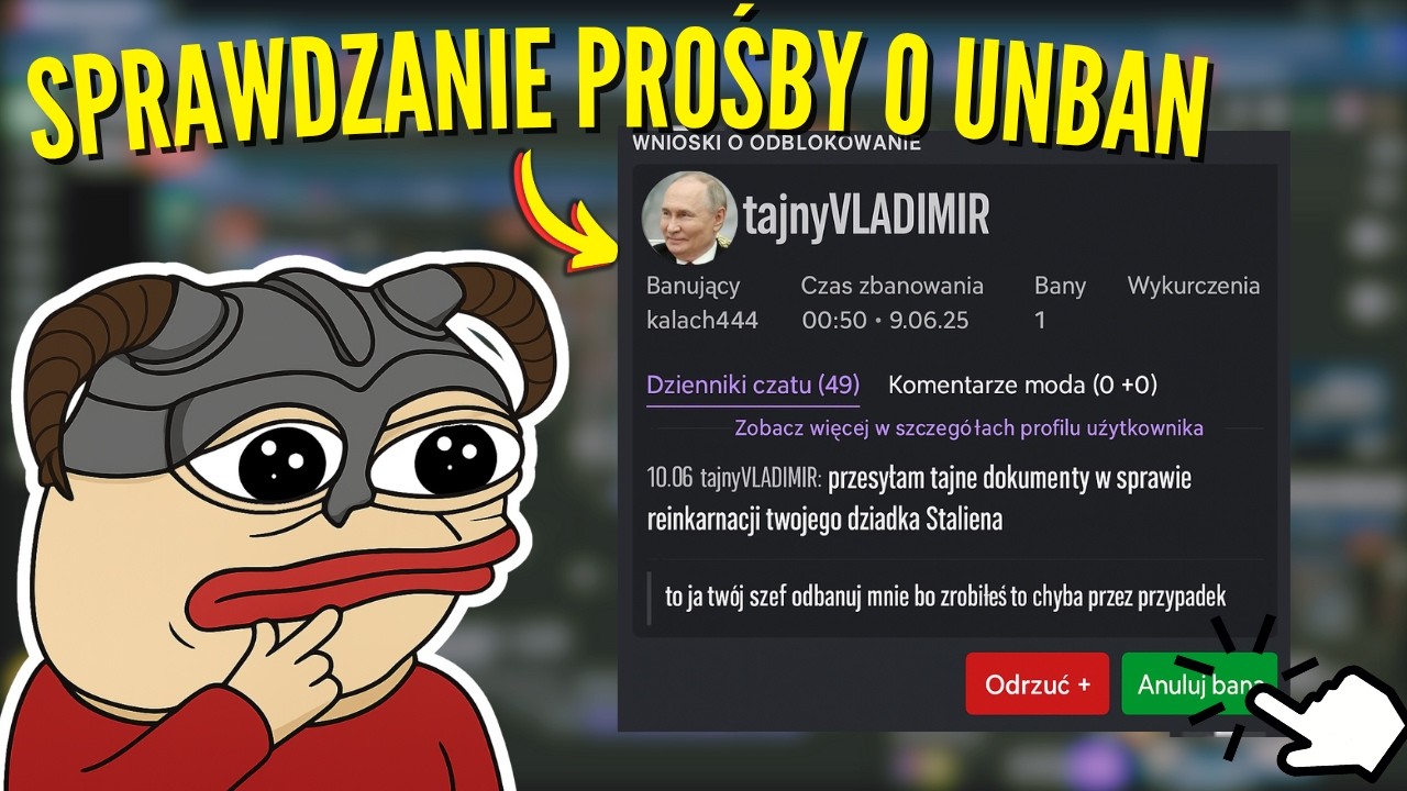 KAŁACH PRZEGLĄDA wnioski o odblokowanie na TWITCHU