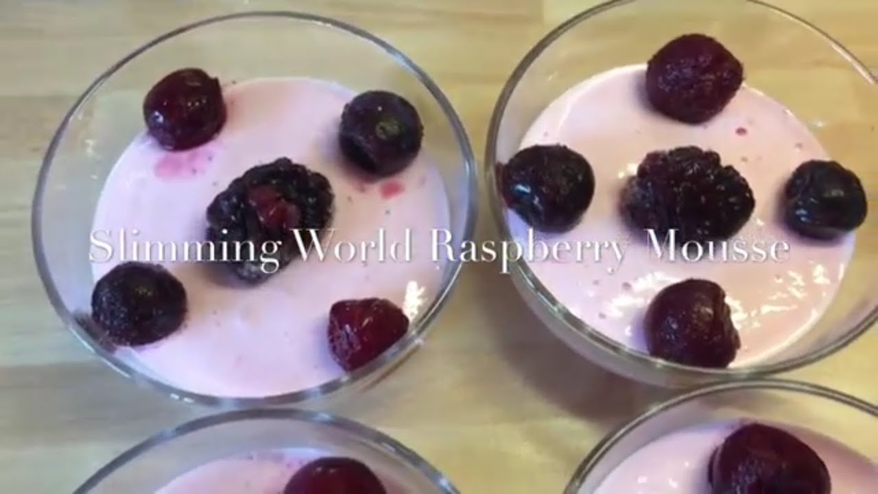 Slimming World Recipe | Practically Syn Free Raspberry Mouse