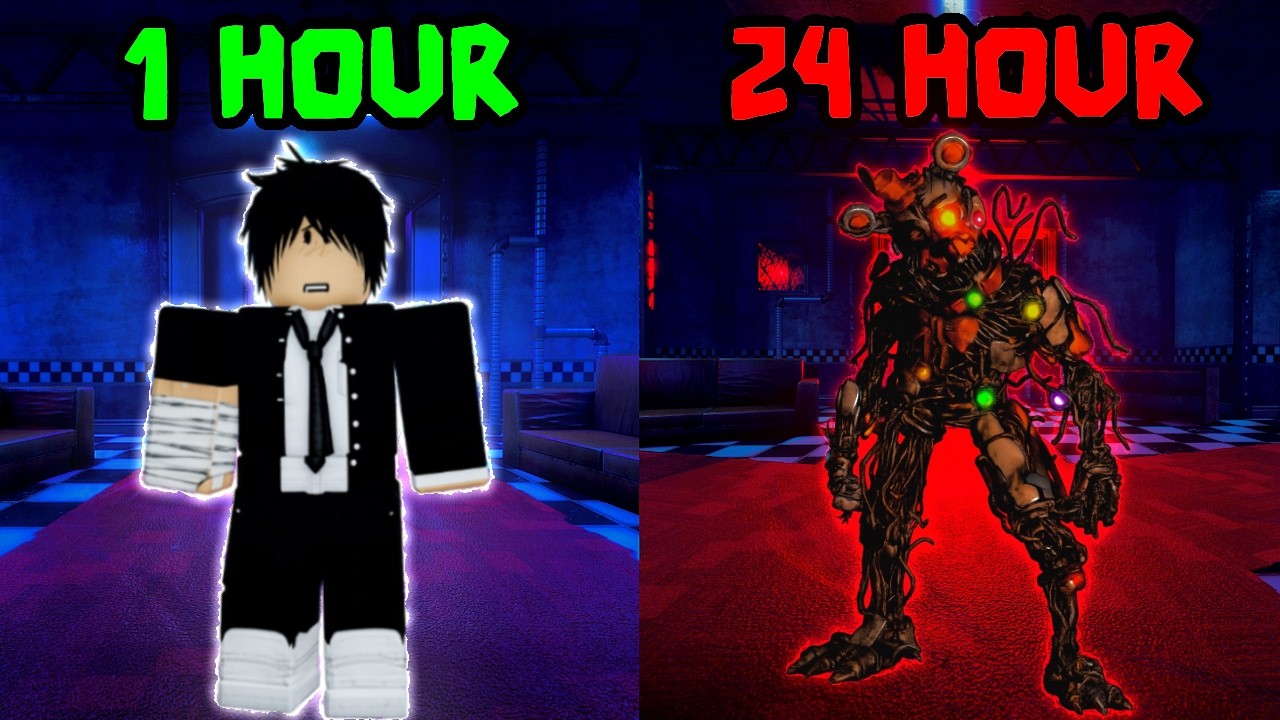 Я провел 24 часа в Roblox Bite By Night | Путь от новичка до профессионала в Bite By Night #biteb...