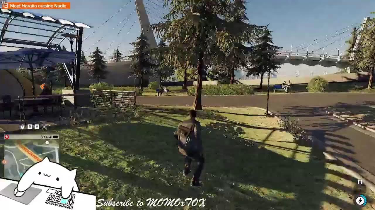 MOMO Playing Watch Dogs 2: Clearing All enemies are mission. part 6