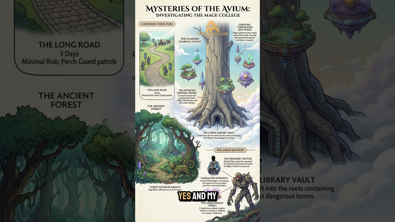 Humblewood | Chapter 4–Adventure in the Wood | (SPOILERS) Part 5–Mysteries of the Avium(Audio Notes)