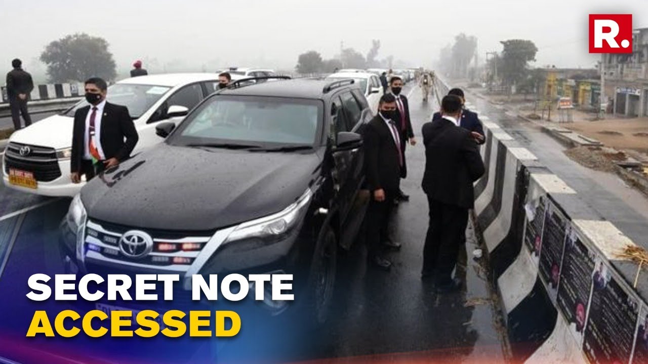 Secret Intel Note Confirms Multiple Threats PM Modi Faced In Punjab Visit, Flagged To State Govt