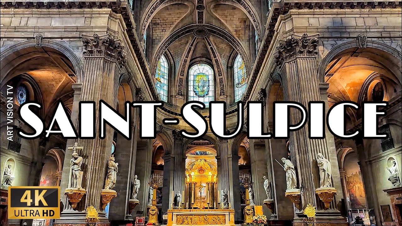 🇫🇷[Paris France 4K HDR Sp&eacute;cial Film] &Eacute;glise Saint-Sulpice  16/February/2025