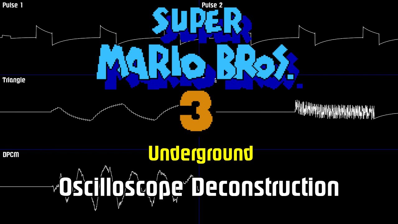 Super Mario Bros. 3 - Underground [Oscilloscope Deconstruction]