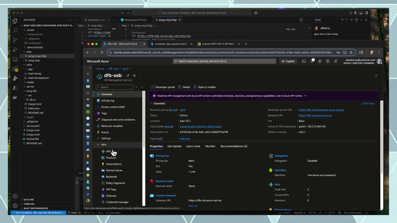 Create and use a Rust API as an MCP Server in Visual Studio Code