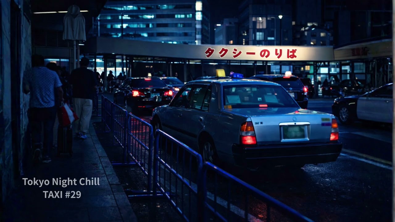 Tokyo Night Chill  TAXI #29 Minimal Lofi Instrumental (1 Hour)