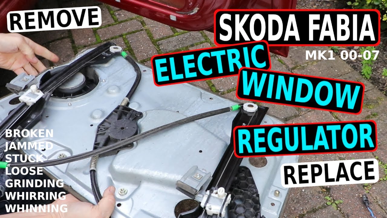 SKODA FABIA Window Regulator (electric, front, MK1 99-07)