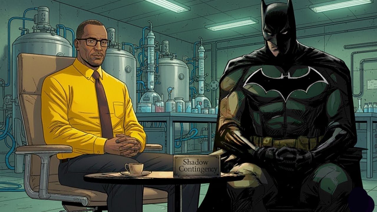 Batman and Gus Fring Discuss 'WALTER WHITE'