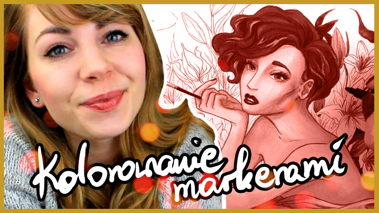 Olsikowa rysuje#27 - The Danish Girl || Kolorowanie markerami, używanie blendera