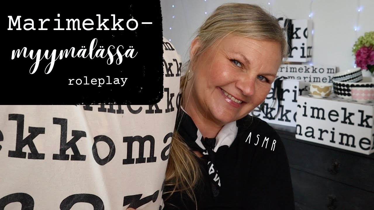 ASMR SUOMI - Marimekko-myymälässä -  Roleplay
