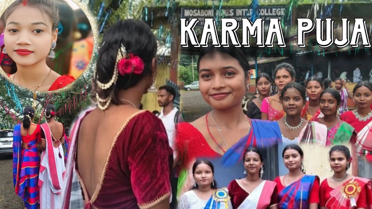 KARAM PUJA🌿😍|| MUSABANI MINES INTER COLLEGE 2025|| #santhalicalture#newsantali @sunitatuduvlogs  