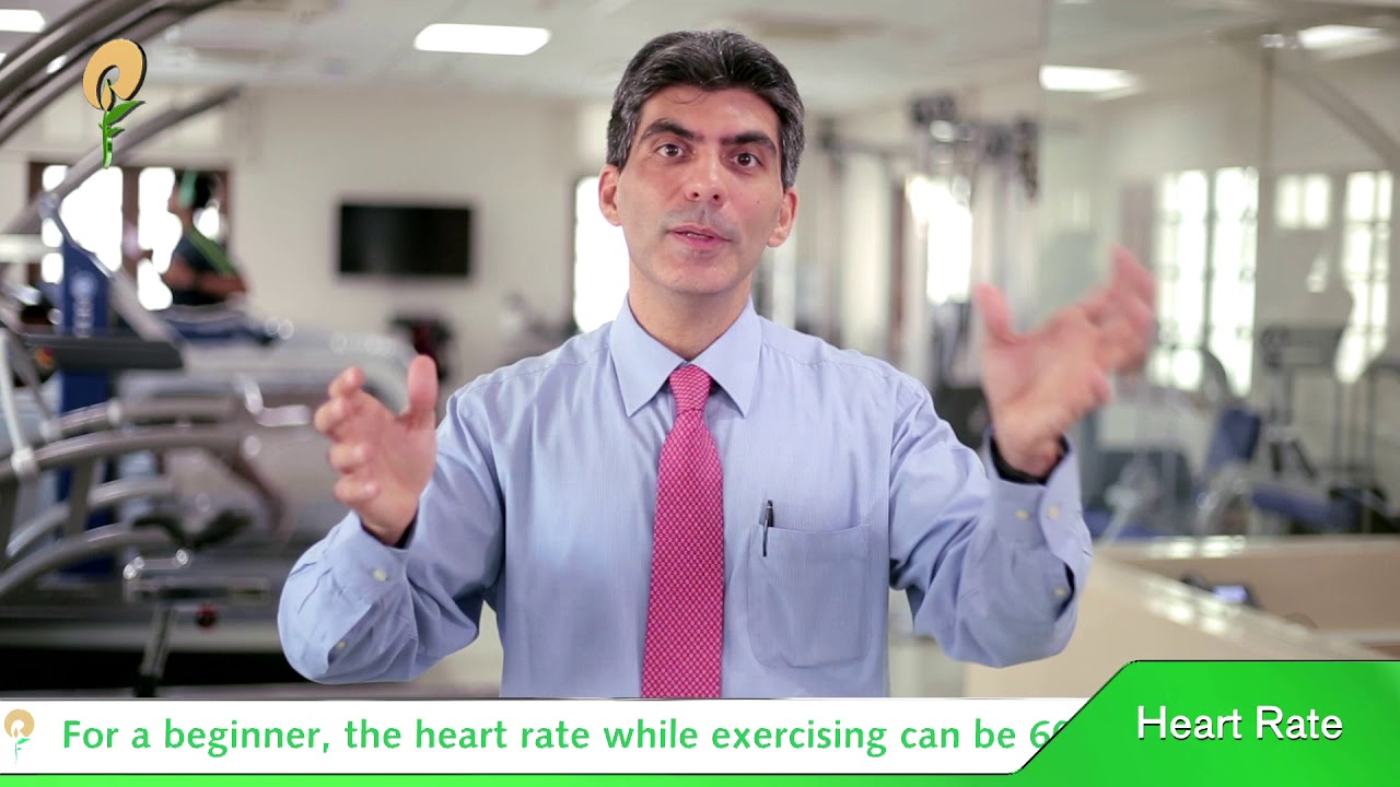 Heart rate while exercising