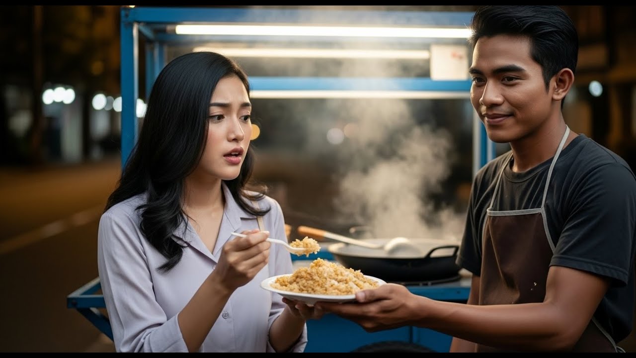 BERAWAL DARI SATU PIRING NASI GORENG GADIS ANAK BOS RESTORAN MEWAH JATUH CINTA KE TUKANG NASI GORENG