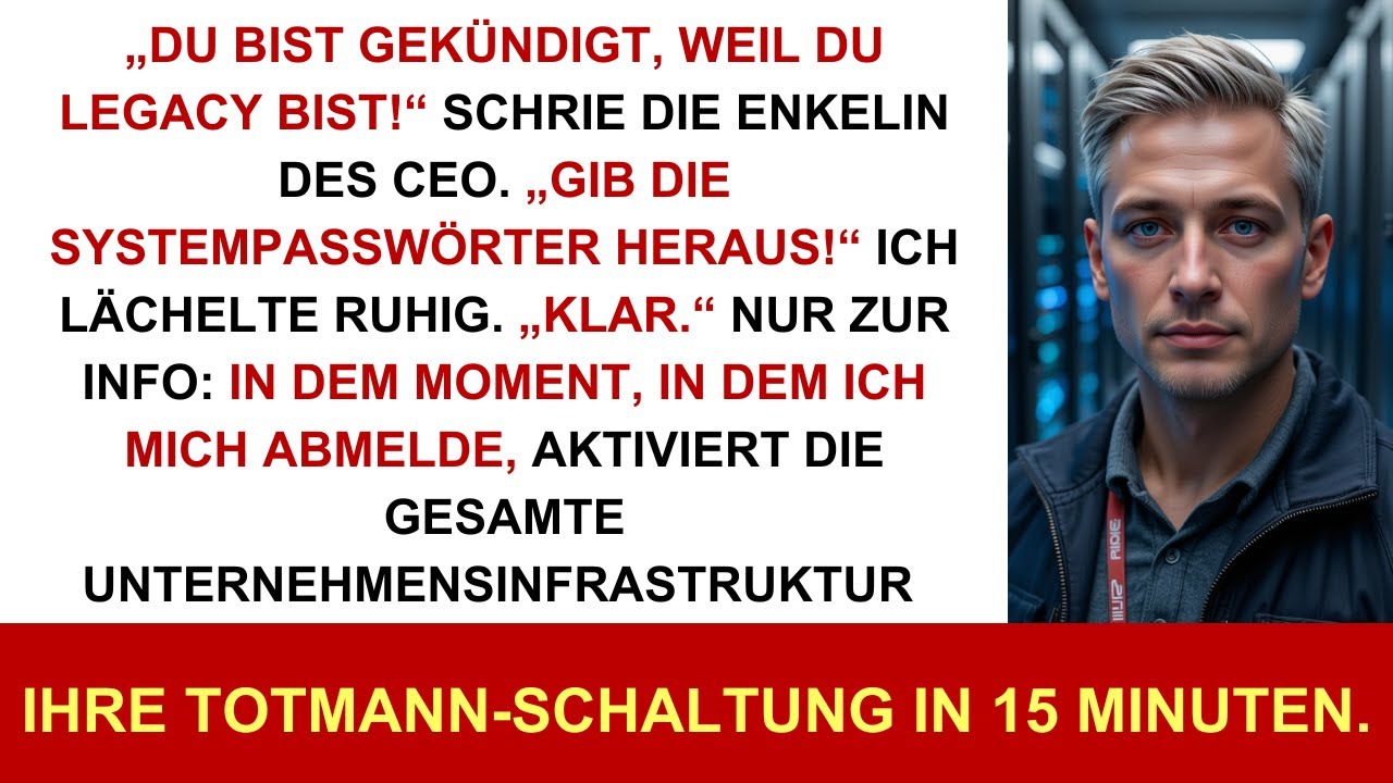 Als „Legacy“ entlassen, habe ich den Dead-Man-Switch des Unternehmens ausgelöst.