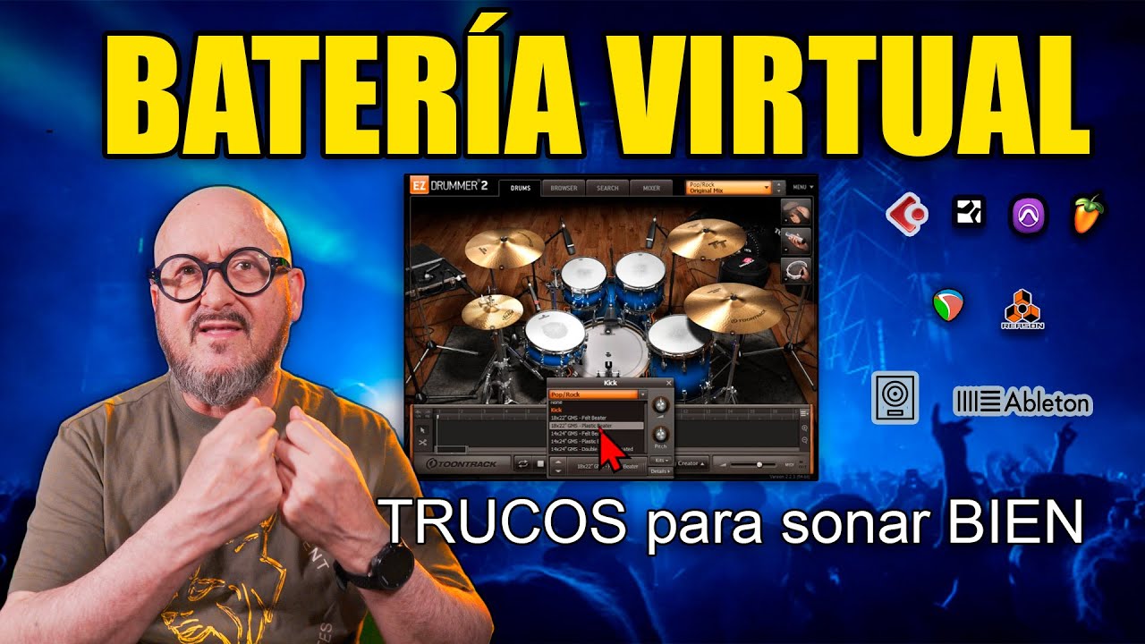 🥁 Cómo MONTAR una BATERÍA Realista en EZ Drummer 2+TRUCOS del VSTI que DESCONOCES