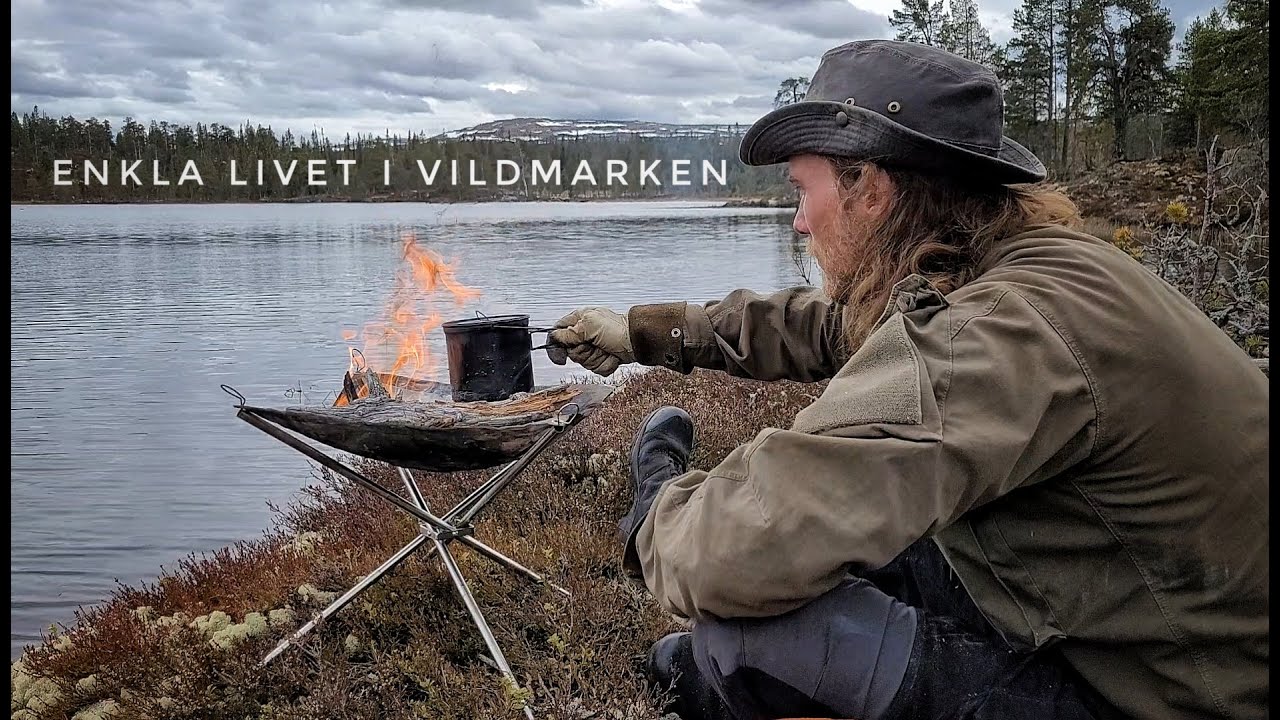 Ensamvandring i Drevfjällets Naturreservat | Paddlar Packraft Flugfiskar och Lever Vildmarksliv