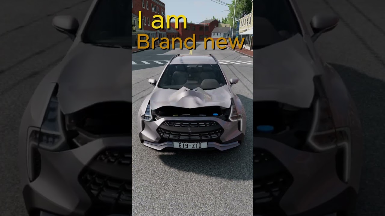 Я проезжаю 5 км, а потом капут 💥 #beamng #beamngdrive #beamngcrashes #beamngcrash #смешно #мемы #мем